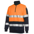 Hi Vis 1/2 Zip (D+N) Fleecy Sweat